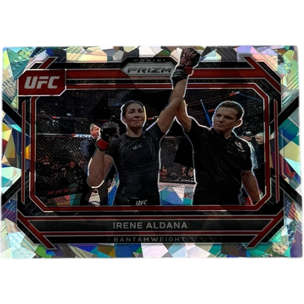 2023 Prizm Silver Cracked Ice IRENE ALDANA #72